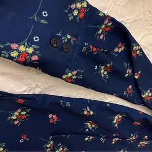 Blouse floral Chase Land’s End Uniform JPMorgan Jason Wu